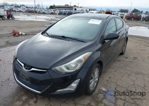 2014 Hyundai Elantra Se z USA, uszkodzony, nr VIN KMHDH4AE5EU143937